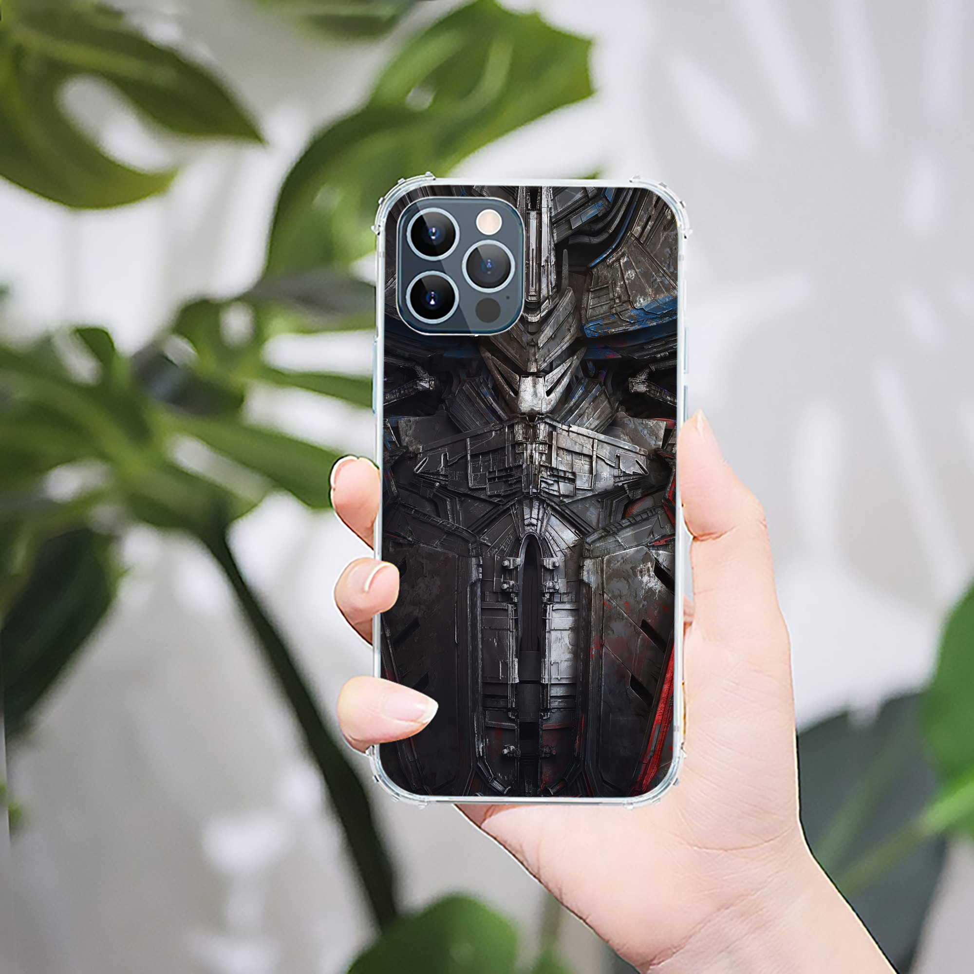（画像用） Transformers トランスフォーマー 【iPhone 12シリーズ対応】透明スマホケース（クリアソフトケース）